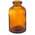 50mL Amber Serum Vials, 43x73mm, Case of 243