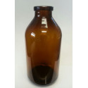 250mL Amber Serum Bottle Vials, 32mm Crimp, Case of 36