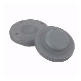 13mm Wafer Vial Stoppers, Gray, Bag of 1000