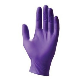 Purple Nitrile Sterile Exam Gloves, Small, Pk of 50