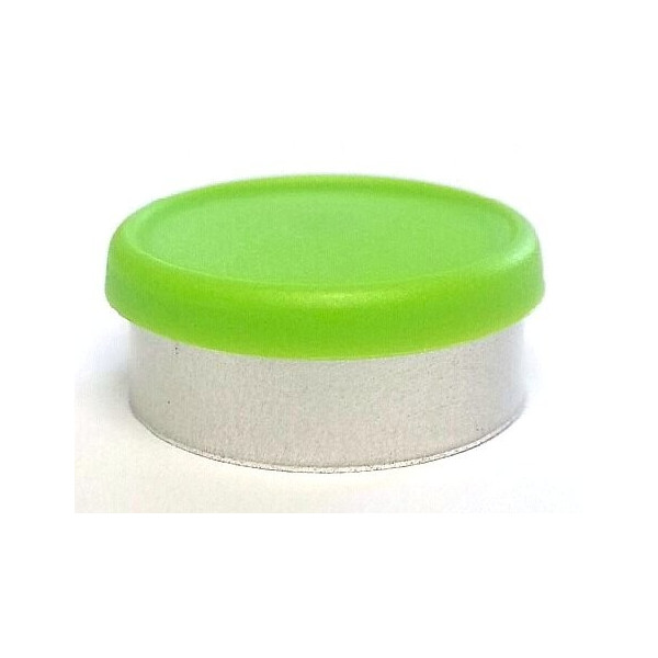 20mm Willow Green MATTE Flip Off Cap Vial Seals WEST PHARMACEUTICALS