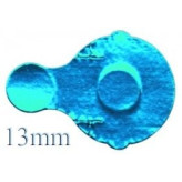 13mm IVA Foil Seal, Blue, Sterile, Roll of 1100