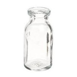 10mL Clear Serum Bottles, Molded, 25x54mm, ream 192