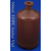 500ml Amber Plastic Serum Bottle Vials, Pk 10