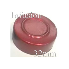 32mm Infusion Vial Seals, Red, Pack of 100