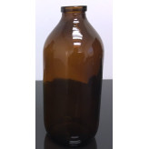 500mL Amber Serum Bottle Vials, 32mm Crimp, case of 25